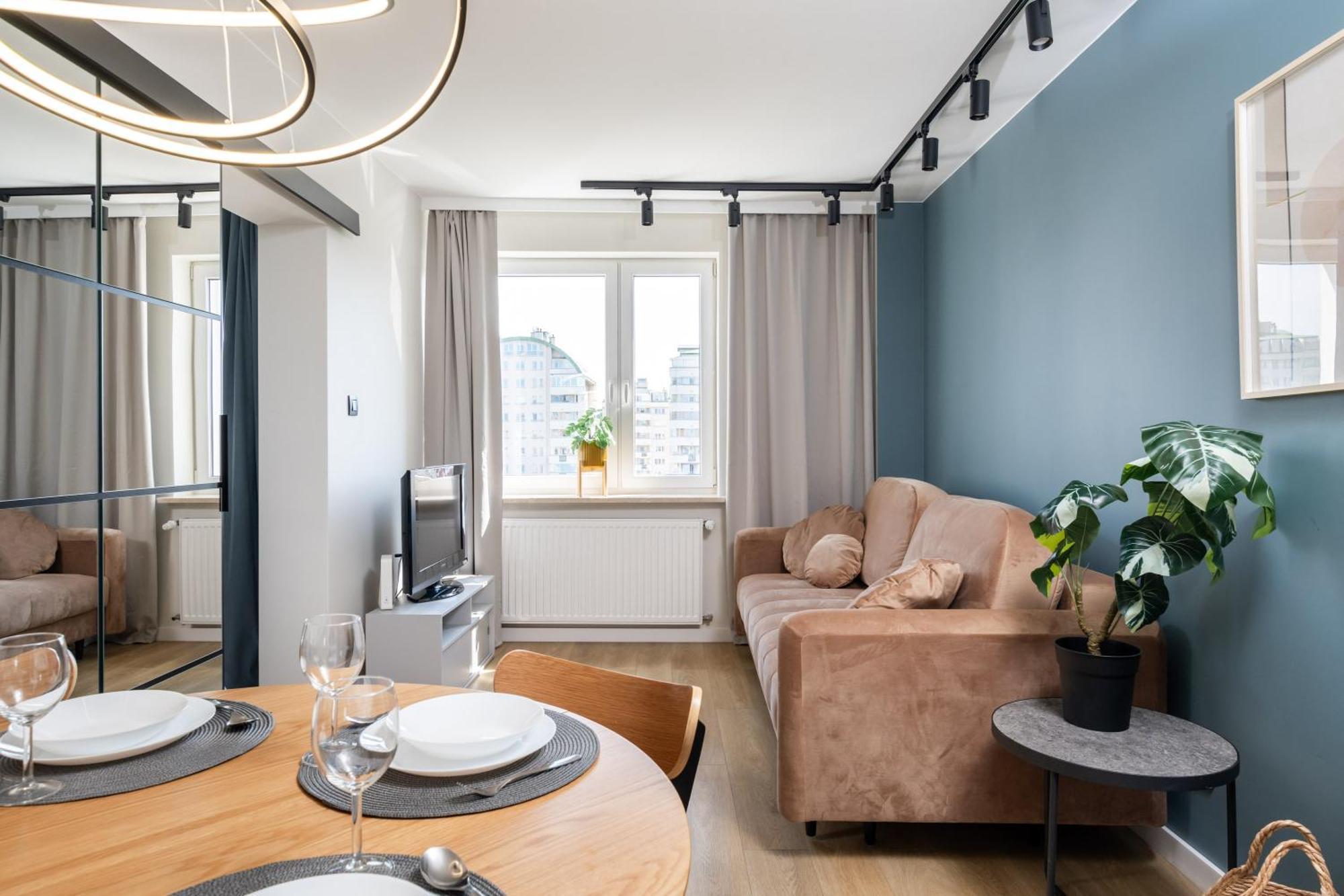 Blue Matcha Premium Apartment Okopowa وارسو المظهر الخارجي الصورة